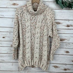 MOON & MADISON Turtle Neck Confetti Sweater sz. XS